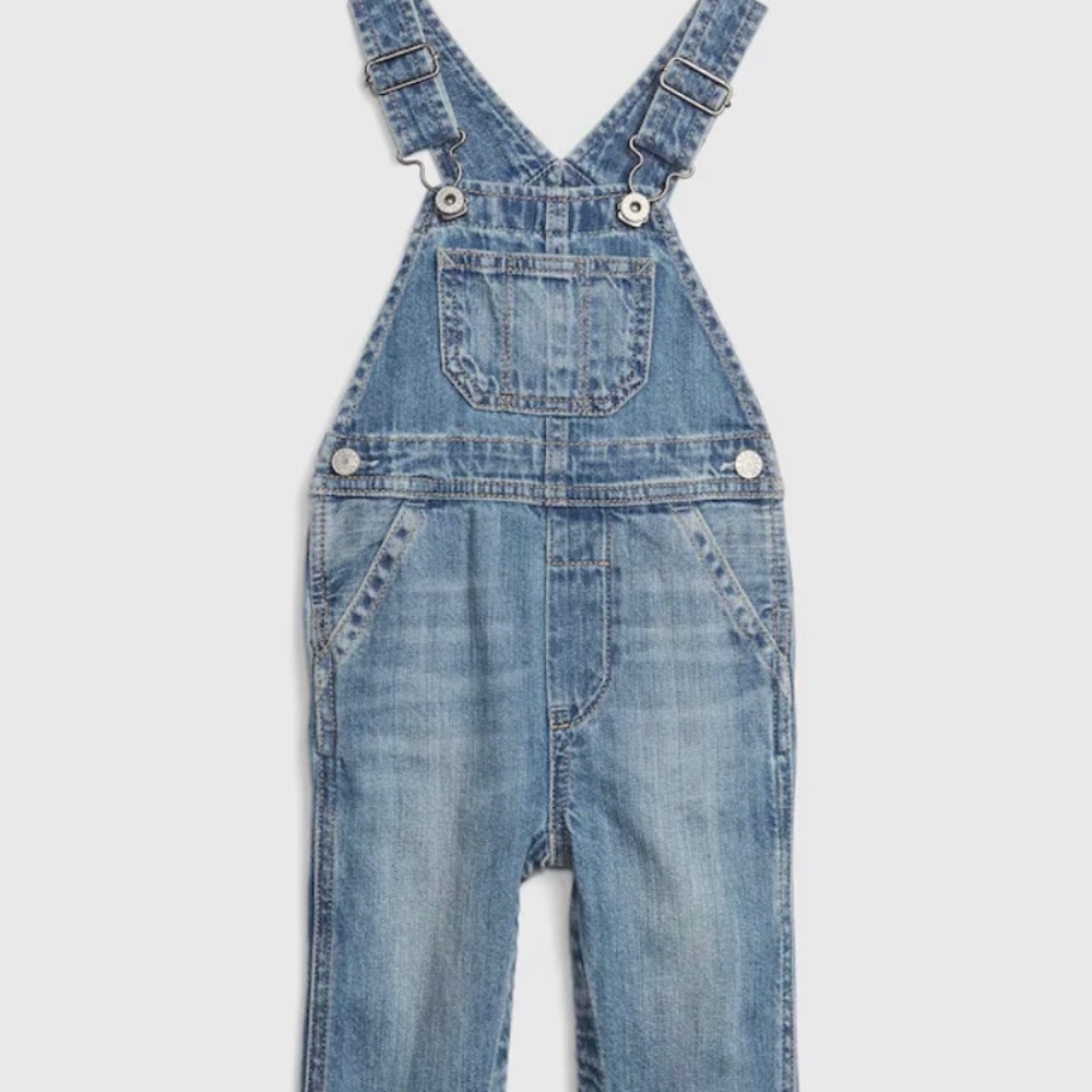 Gap toddler organic cotton overalls